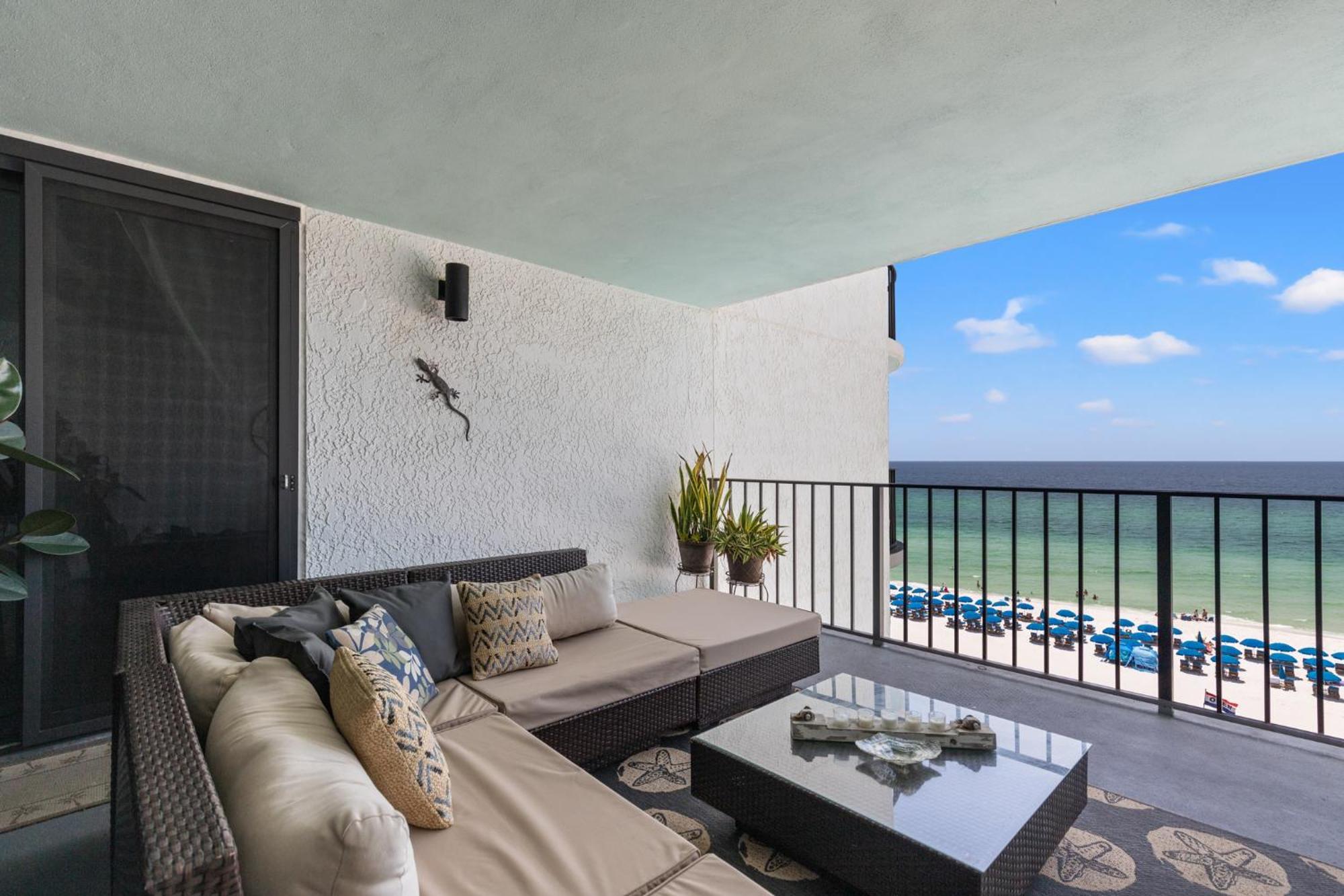 Stunning 2/2 Designer W Coastal Appeal Right On The Gulf! * Panama City Beach